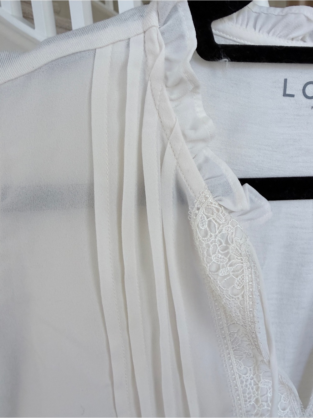 Sleeveless Ruffle-Detail Top - Picture 7 of 9